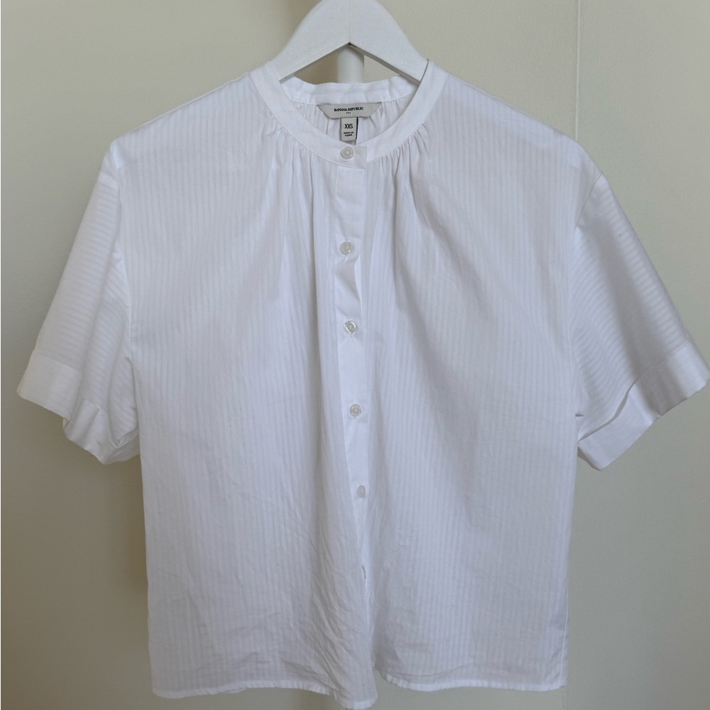 Banana Republic oversize white shirt size XXS